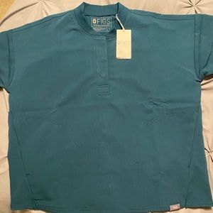 Figs Henley Small Top